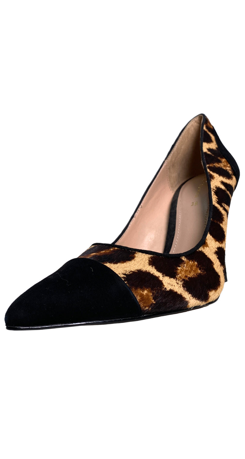 Taco Alto Cuero Animal Print