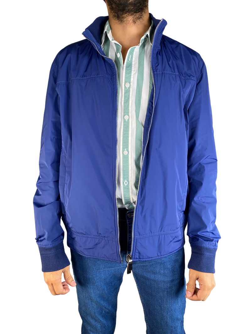 Chaqueta Impermeable Azul Marino