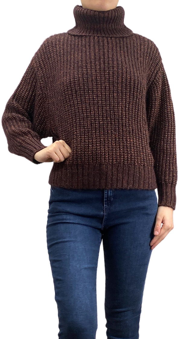 Sweater Tejido Burdeo