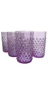 Set De 6 Vasos Morados Difuminados