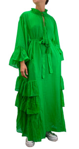 Vestido Verde Iris Affel x H&M