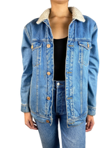 Chaqueta Denim Con Chiporro