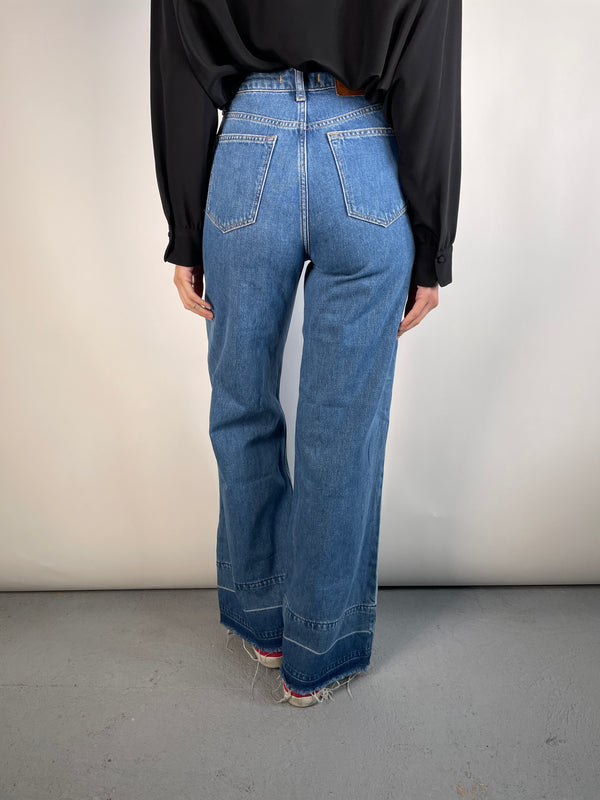 Jeans Palazzo Bicolor