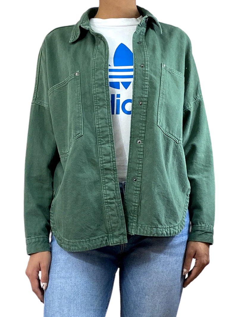 Chaqueta Denim Verde