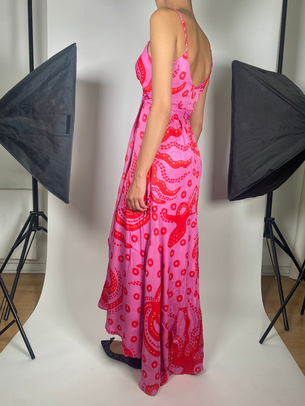 Vestido Rosado Maxi