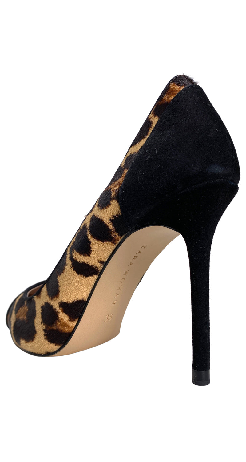 Taco Alto Cuero Animal Print