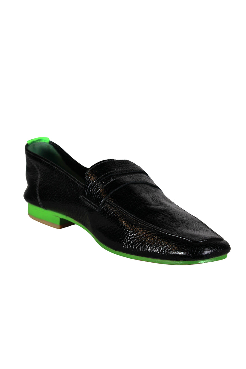 Mocasines Jungle Negro/Verde