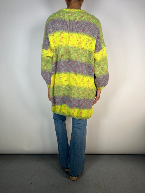 Sweater Abierto Fluorescente