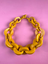 Collar Cadena Amarillo