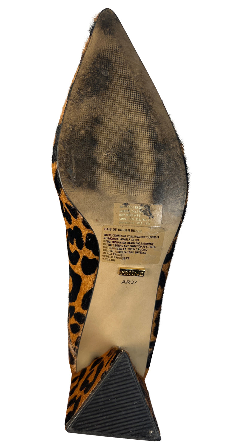 Botines Leopardo Piel