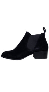 Botines Cuero Negro