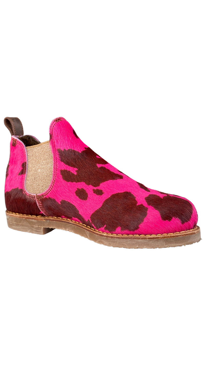 Botines Pink Cow