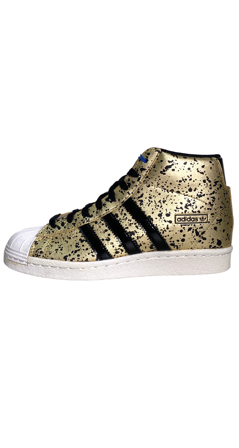 Zapatillas Superstar Up Doradas