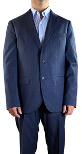 Blazer Cuadros Azul