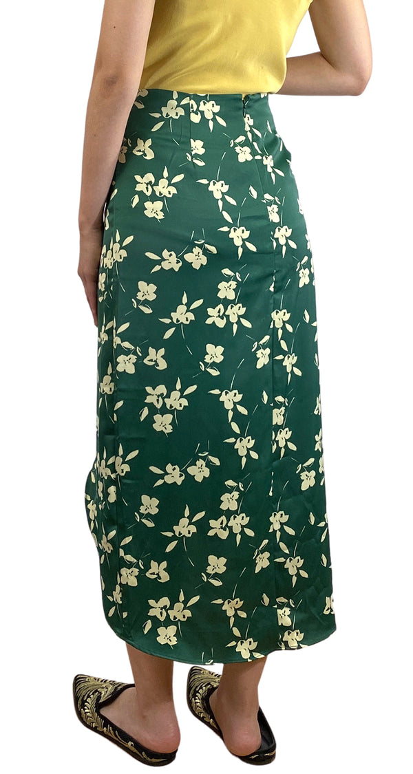 Falda Midi Verde