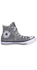 Zapatillas Chuck Taylor Glitter Plateado