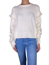 Sweater Flecos Crema