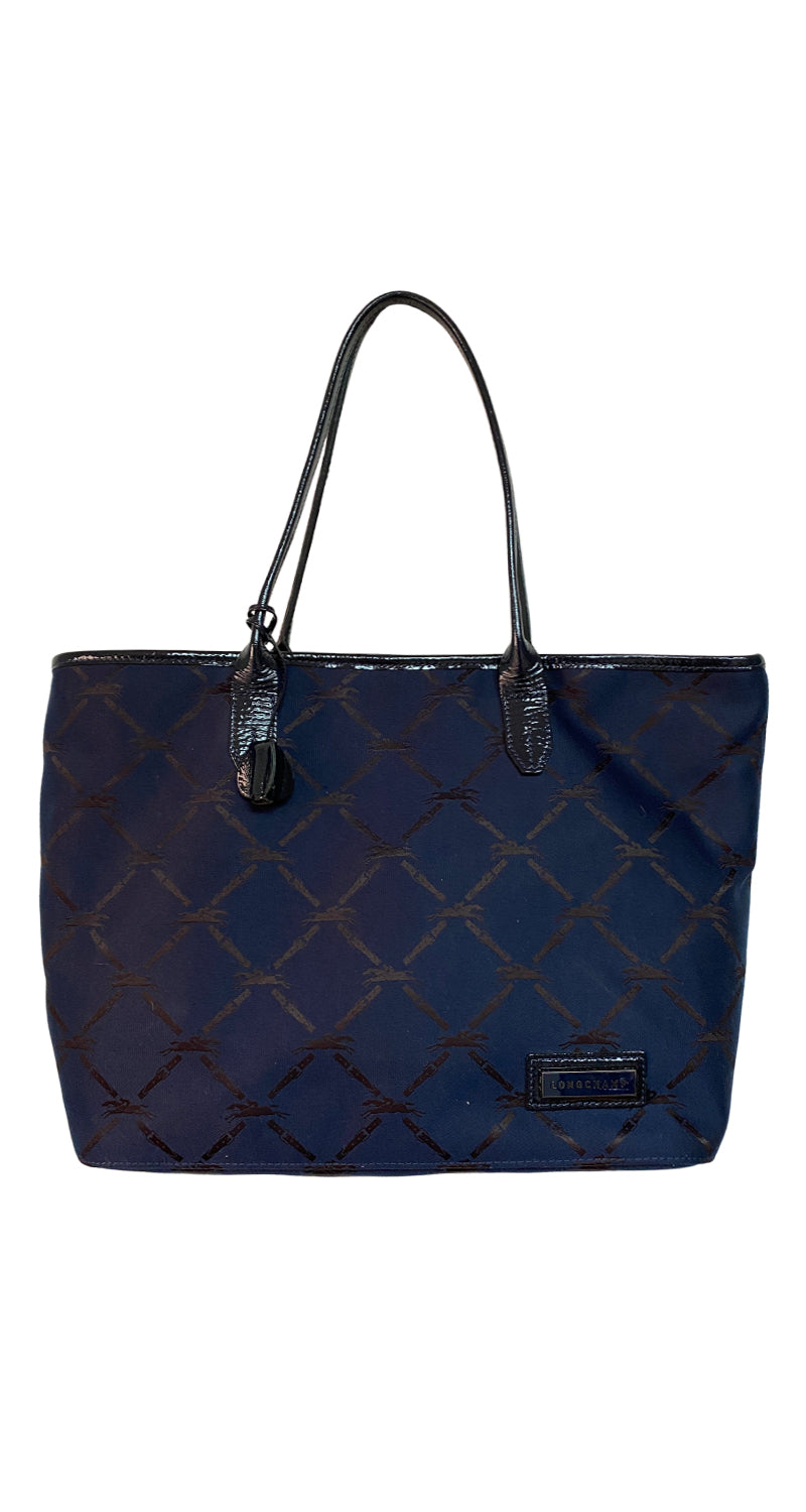 Bolso Azul Estampado