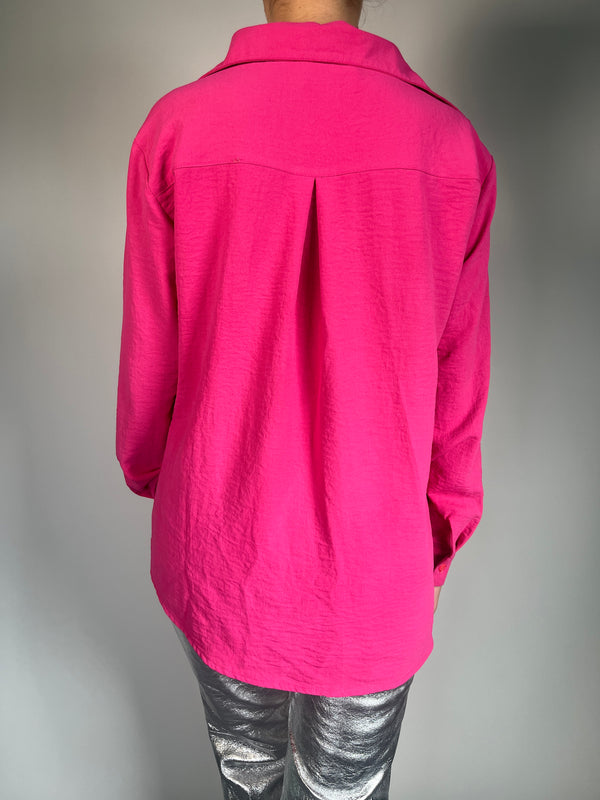 Blusa Rosado Bicolor