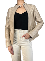 Chaqueta Annette Taupe Cuero