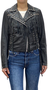 Chaqueta Cuero Biker