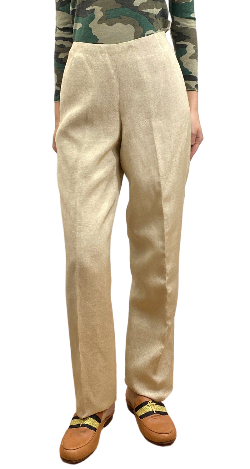 Pantalón Beige Lino