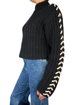 Sweater Con Detalle  Trenzado