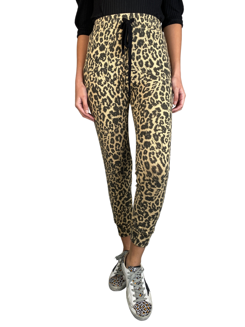 Jogger Rib  Animal Print