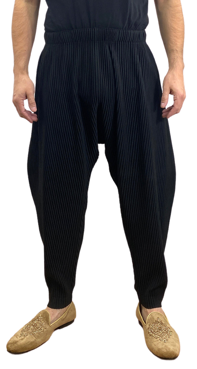 Pantalón Plisado Negro