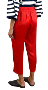 Pantalón Satinado Rojo