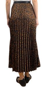 Falda Plisada Animal Print