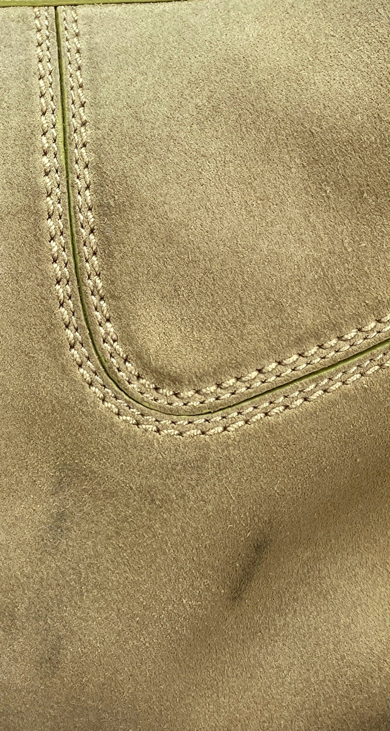 Cartera Cuero Beige