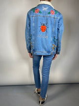 Chaqueta Denim Con Chiporro