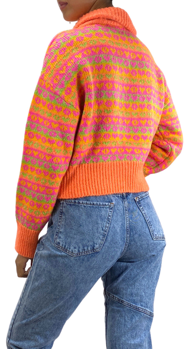 Sweater Multicolor Corazones