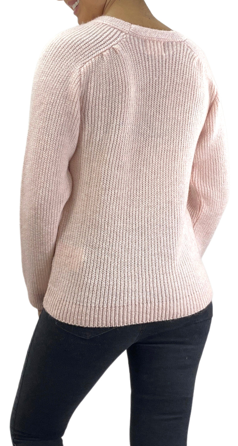 Sweater Tejido Rosado