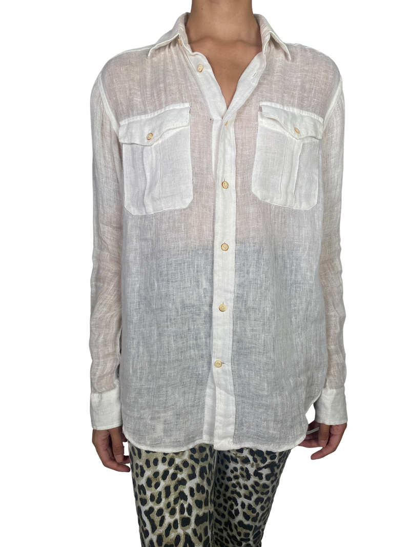 Camisa Lino Blanca