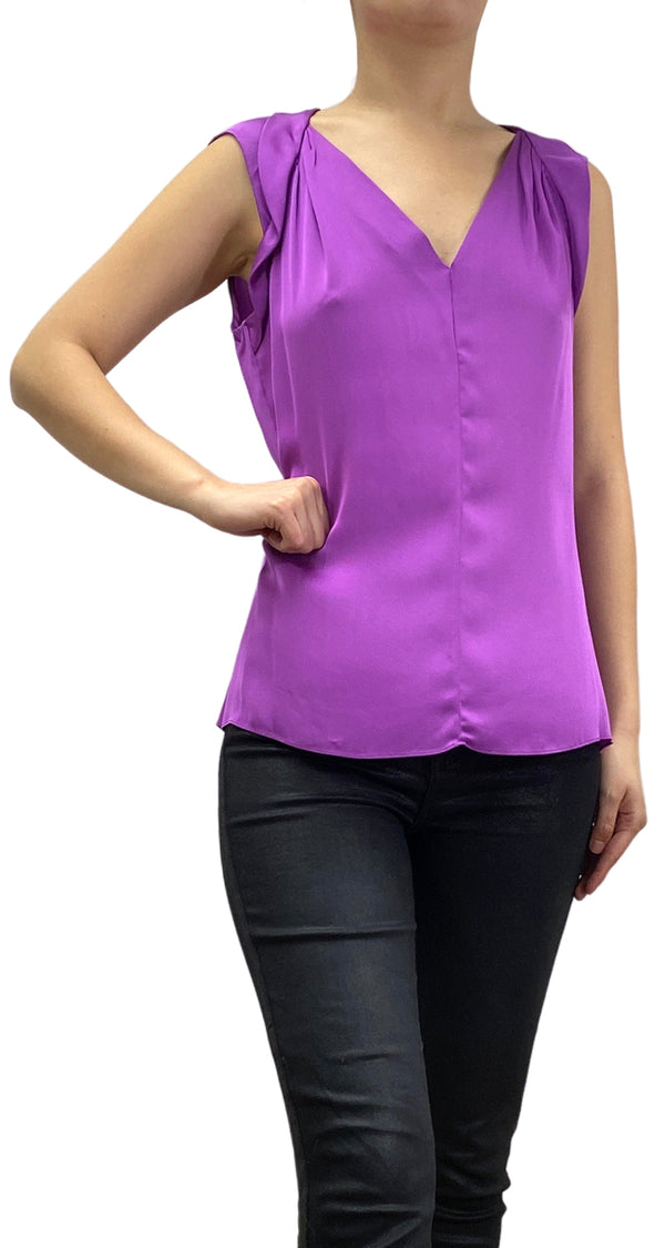 Blusa Seda Morada