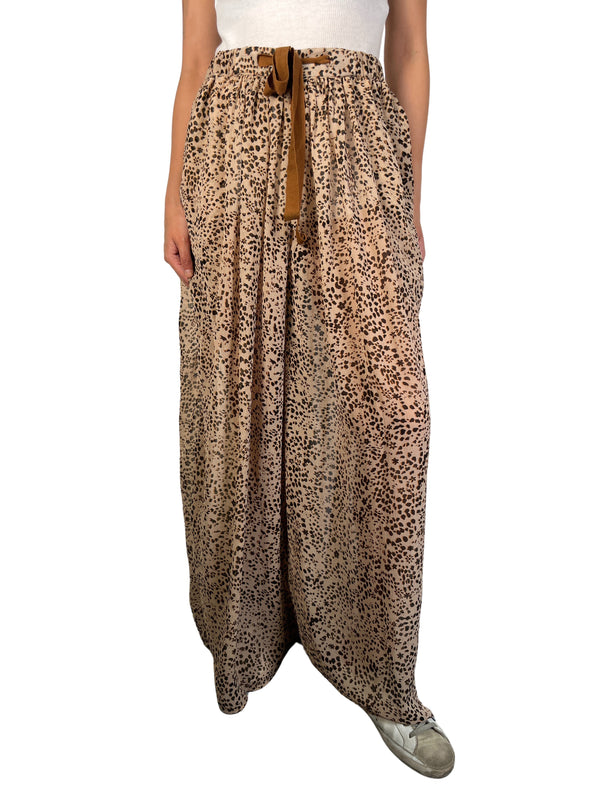 Pantalon Palazzo Animal Print