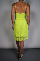 Vestido Guipur Fluorescente