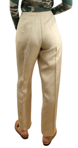 Pantalón Beige Lino