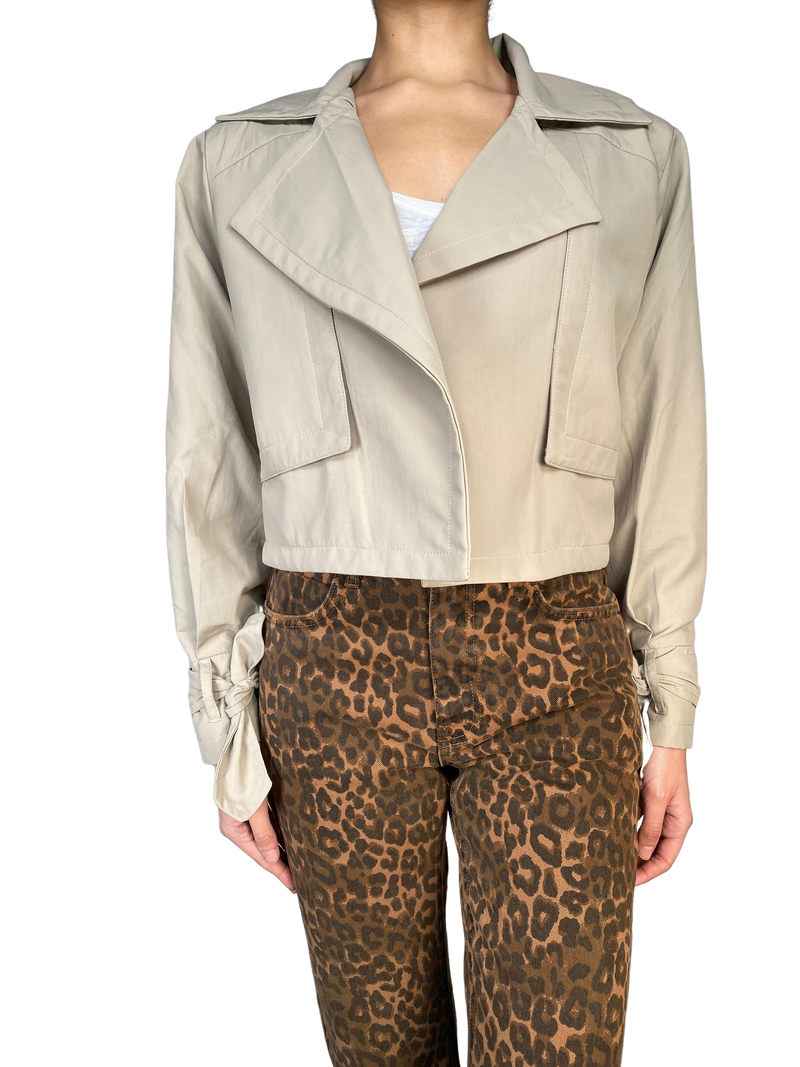 Chaqueta Midi Tania Beige