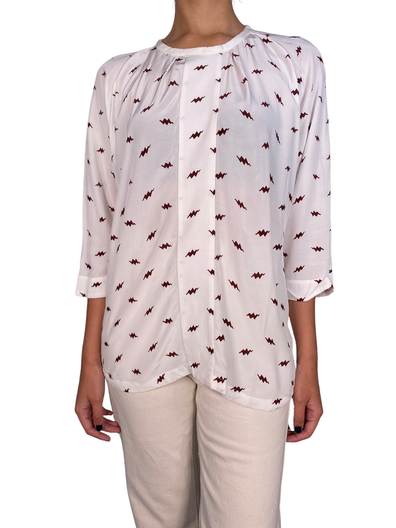 Blusa Blanca Rayos