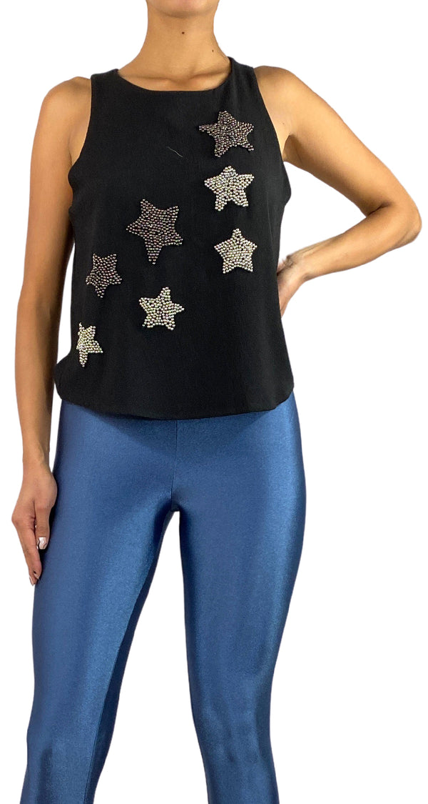 Blusa Negra Estrellas