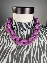 Collar Cadena Lila