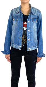 Chaqueta Denim Desflecada