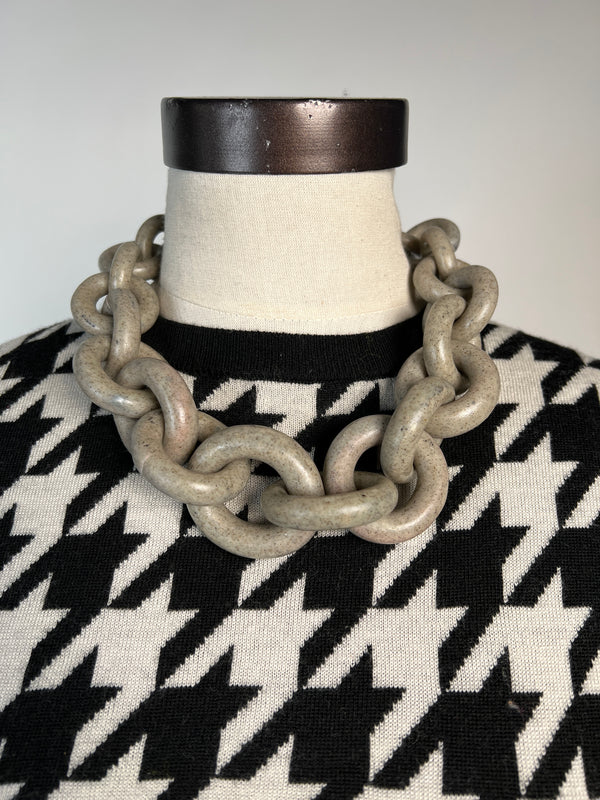 Collar Eslabón Granito