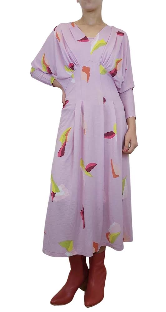 Maxi Vestido Print Rosado